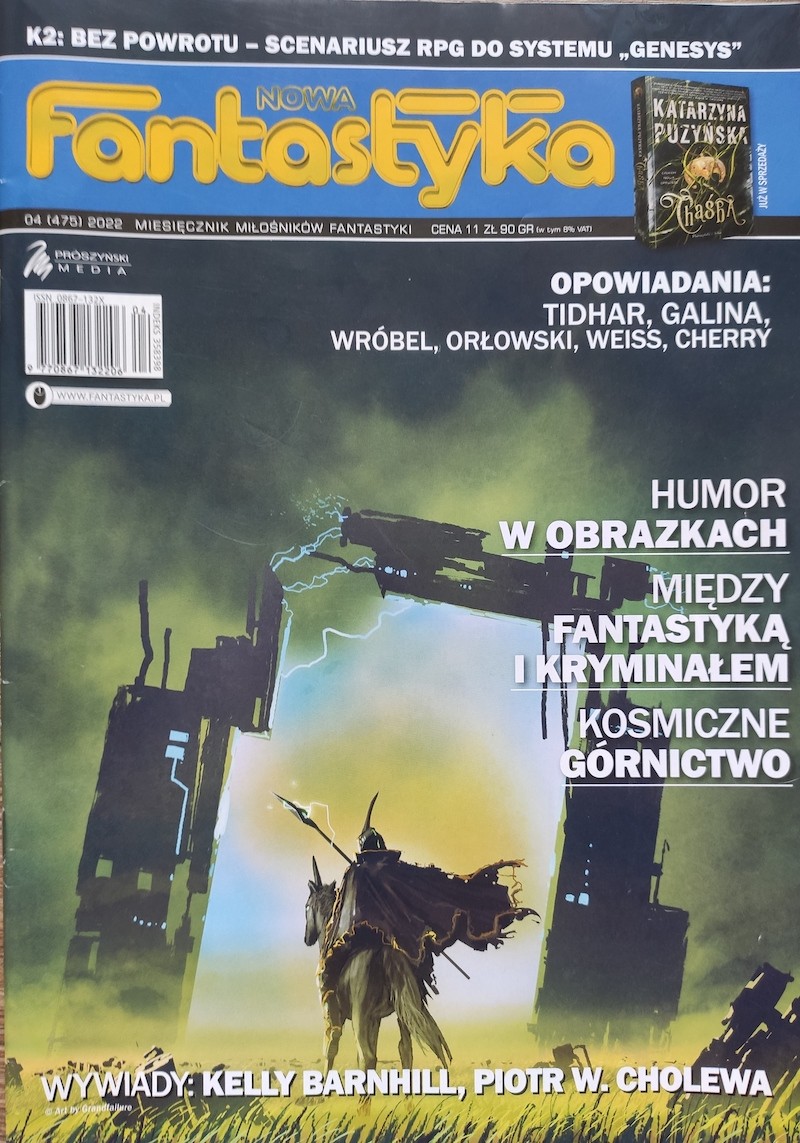 Okładka magazynu Nowa Fantastyka 04/2022