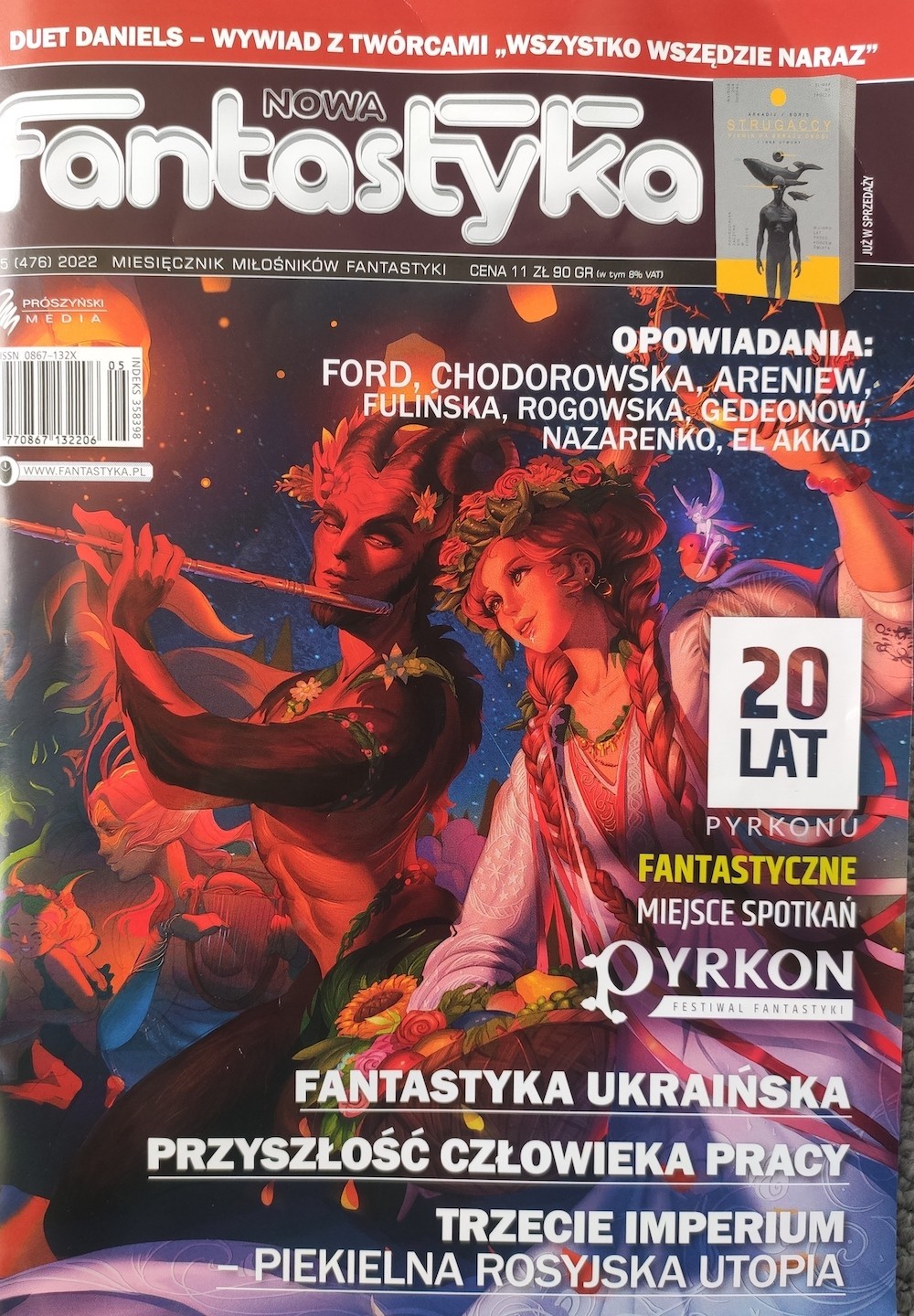 Okładka magazynu Nowa Fantastyka 05/2022